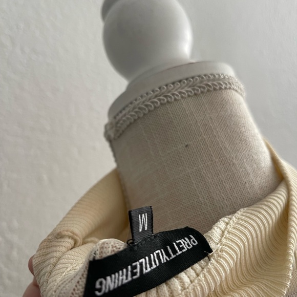 Pretty little things cream dress - Picture 4 of 4